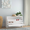 Single 12 Pair Shoe Storage Cabinet