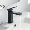 Matte Black Single Hole Faucet Single-handle Bathroom Faucet