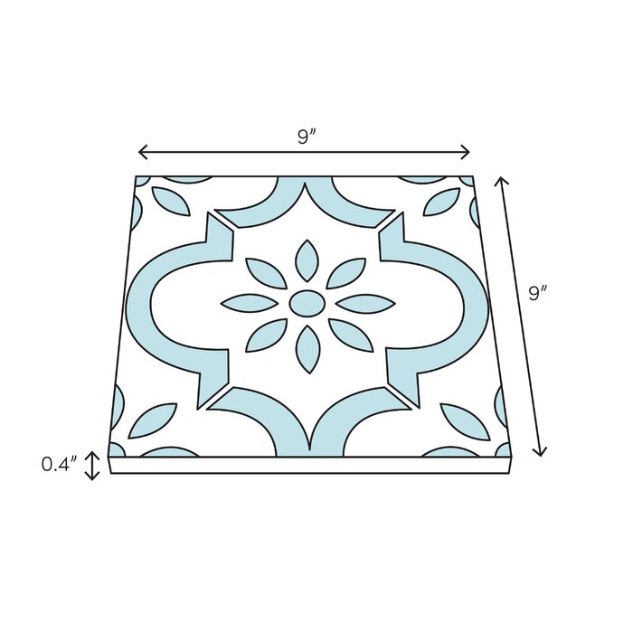 5 Boxes - Sintra 9" x 9" Straight Edge Porcelain Singular Subway Tile - 53.25 Square Feet (#K5307)