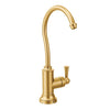 Sip Single Hole Cold Water Dispenser, Brushed Gold