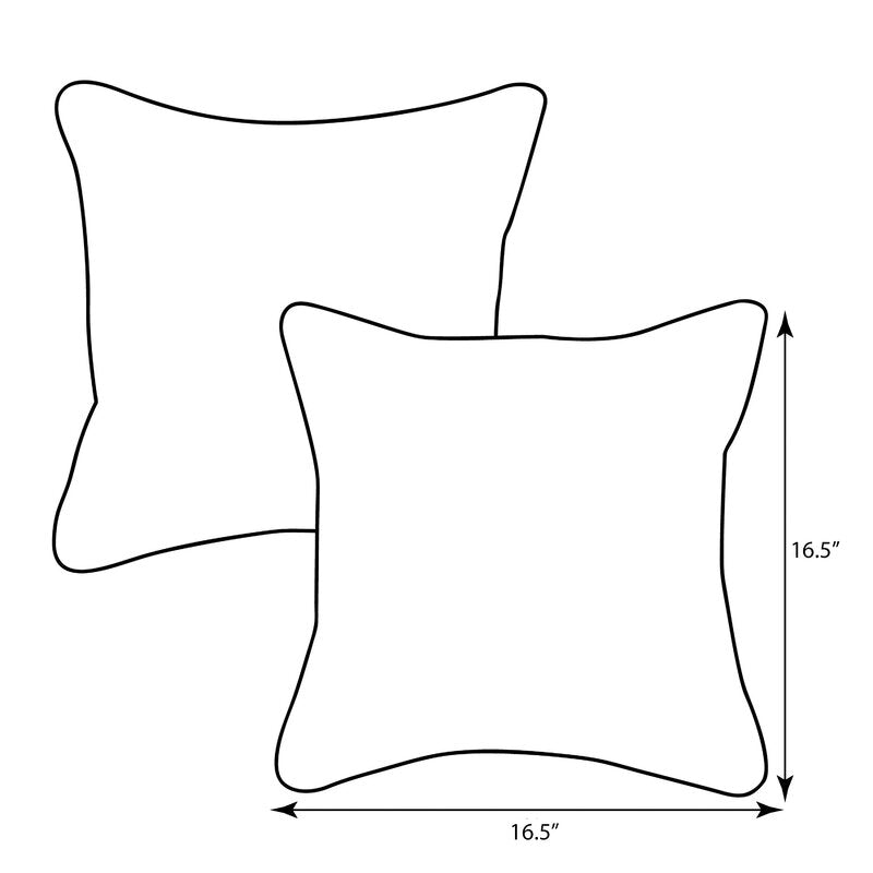 Berry Sisler Indoor/Outdoor Floral Throw Pillow (Set of 2) SHB441