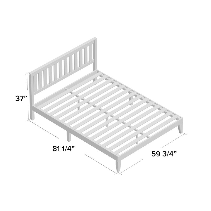 Sison low profile platform best sale bed
