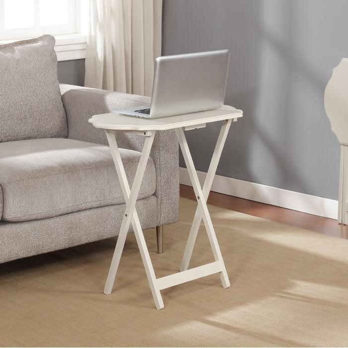 White Sitges Tray Table (Set of 2)