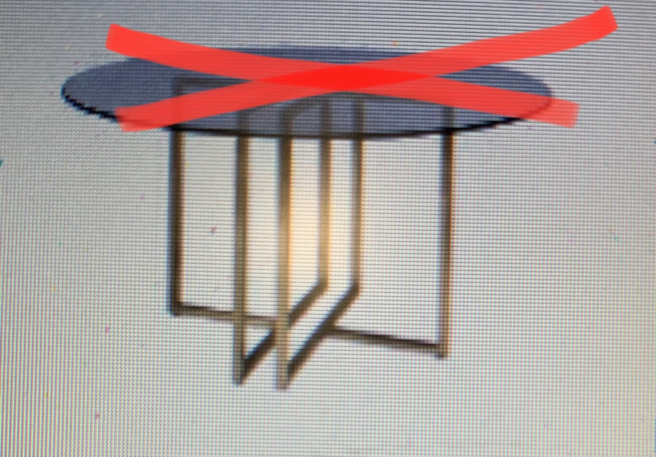 48" L x 48" W Mohni Trestle Dining Table