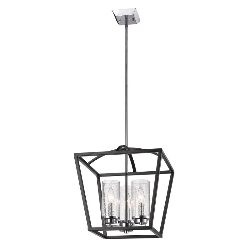 Black Skegness 3 - Light Lantern Caged Chandelier CYB524