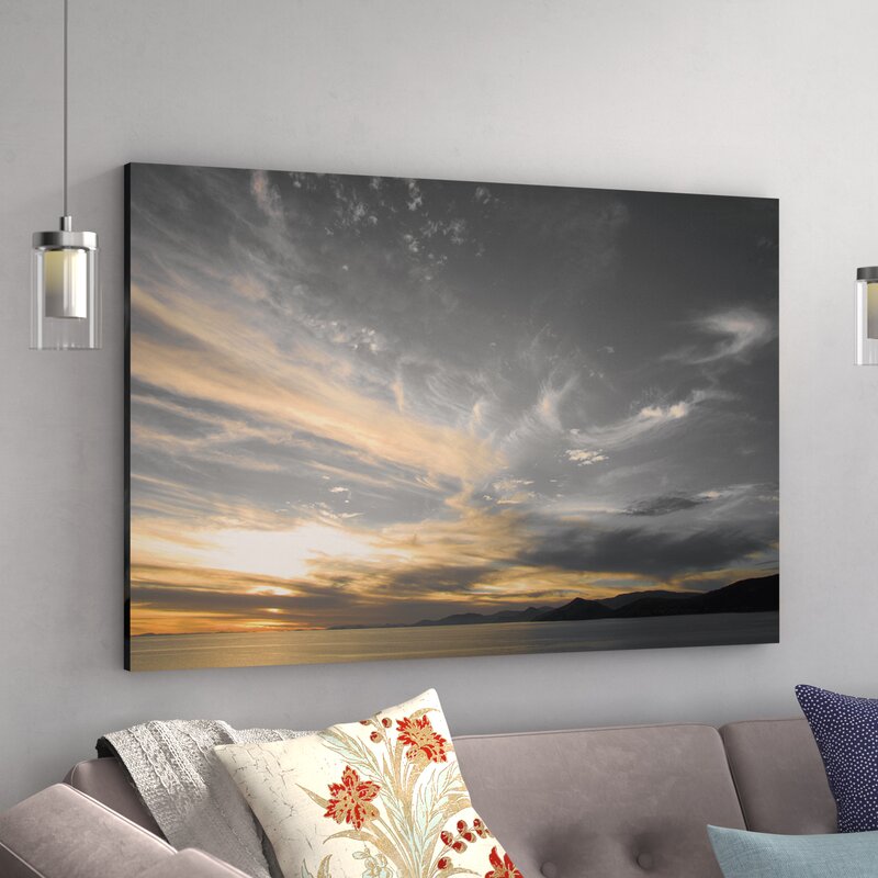 32" H x 48" W x 1.5" D Sky Above - Photograph on Canvas