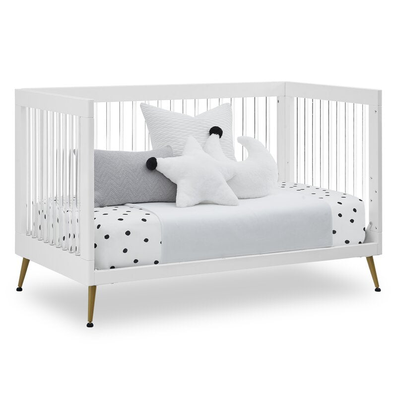 White Sloane 4-in-1 Convertible Crib HB206