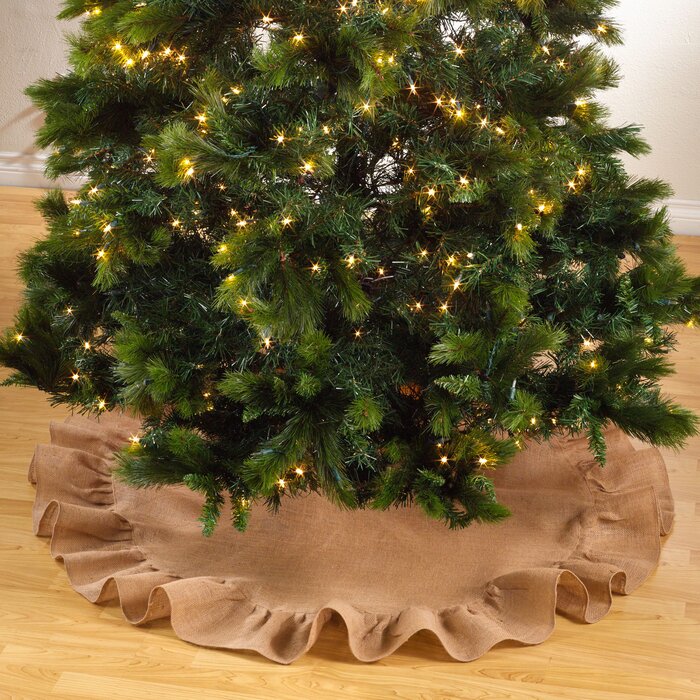 53" Sloane Burlap Tree Skirt (no further discounts)