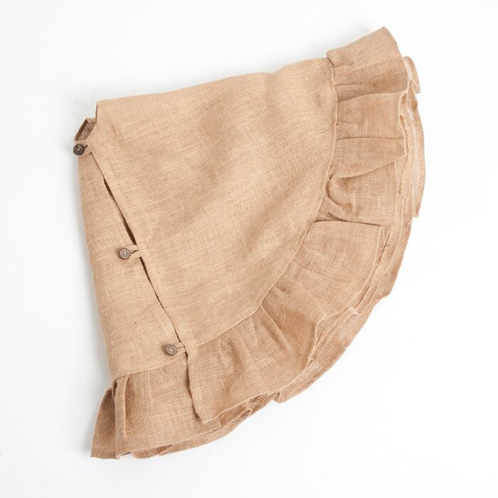 53" Sloane Burlap Tree Skirt (no further discounts)