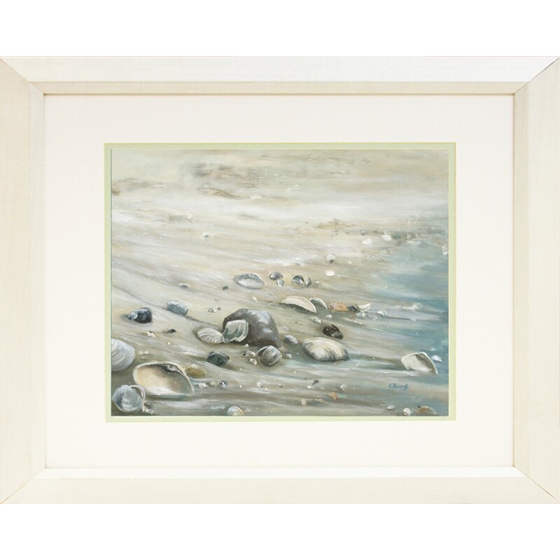 14.5" H x 18.5" W x 1.25" D Snow On Shells by Chris Reverdy - Graphic Art KB2503-A4-B4-P2