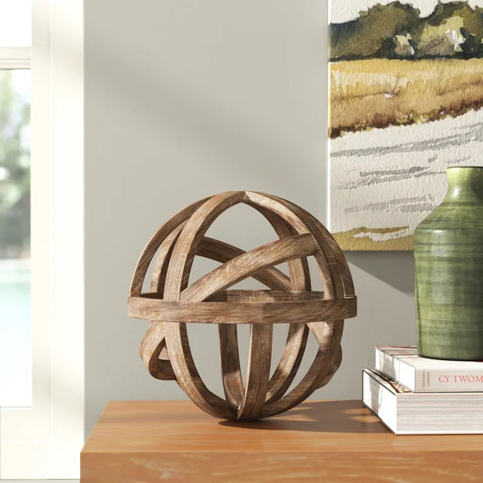 10" H x 10" W x 10" D Snyder Decorative Ball Sculpture