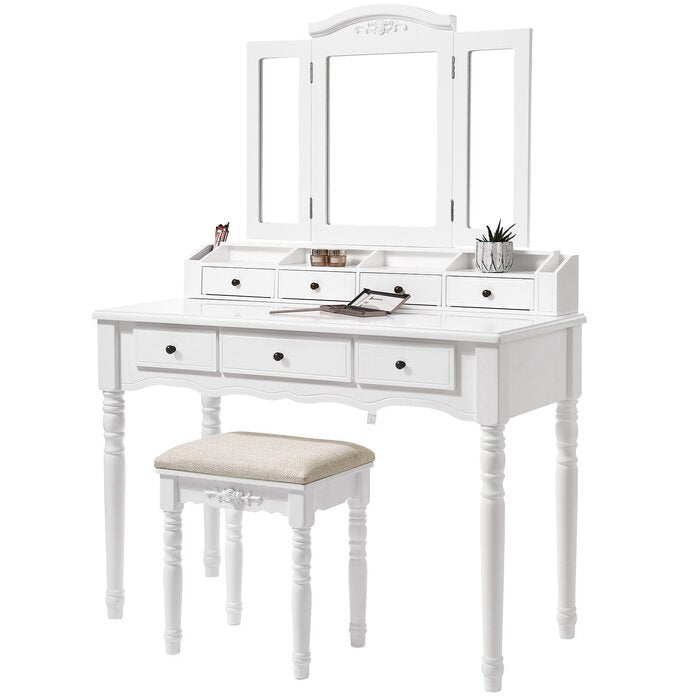 White Soares Vanity