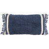 Blue Solano Rectangular Cotton Pillow Cover & Insert