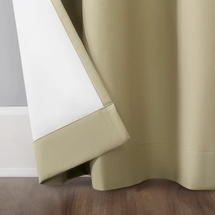 40" W x 84" L Solid Max Blackout Thermal Grommet Curtain Panel, (Set of 4)