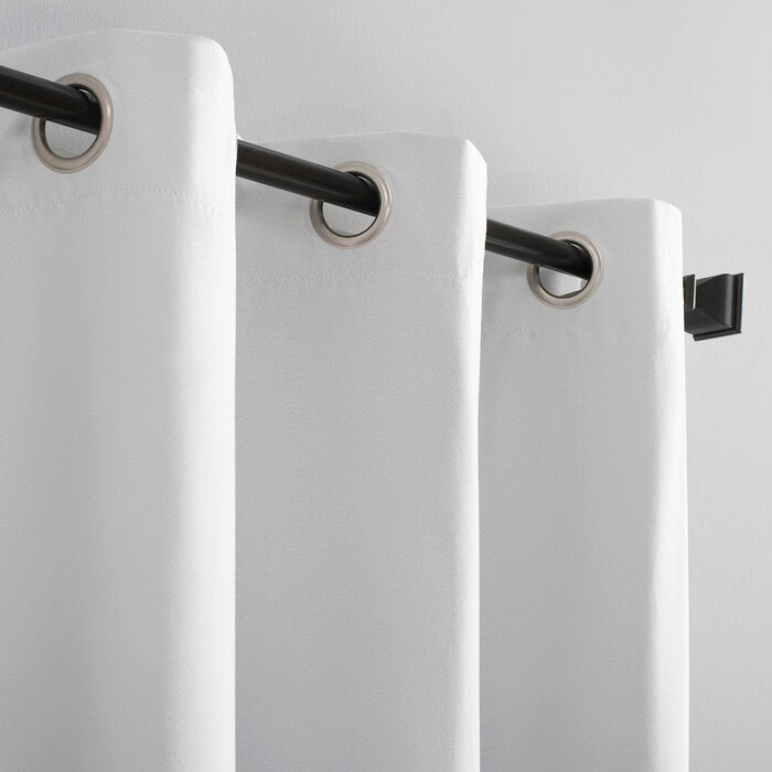40" x 96"  Solid Max Blackout Thermal Grommet Curtain Panel, Set of 3