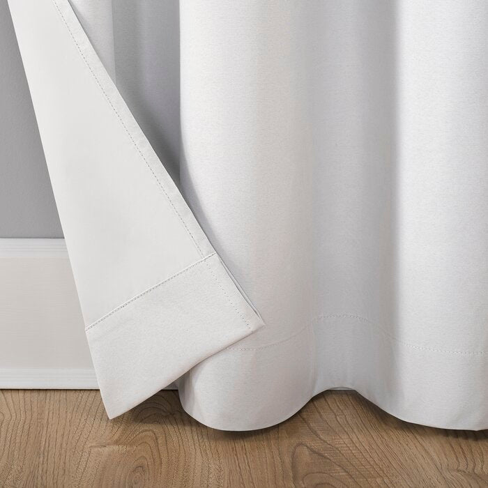 40" x 96"  Solid Max Blackout Thermal Grommet Curtain Panel, Set of 3
