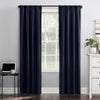 Solid Max Blackout Thermal Rod Pocket Single Curtain Panel (Set of 2) 40