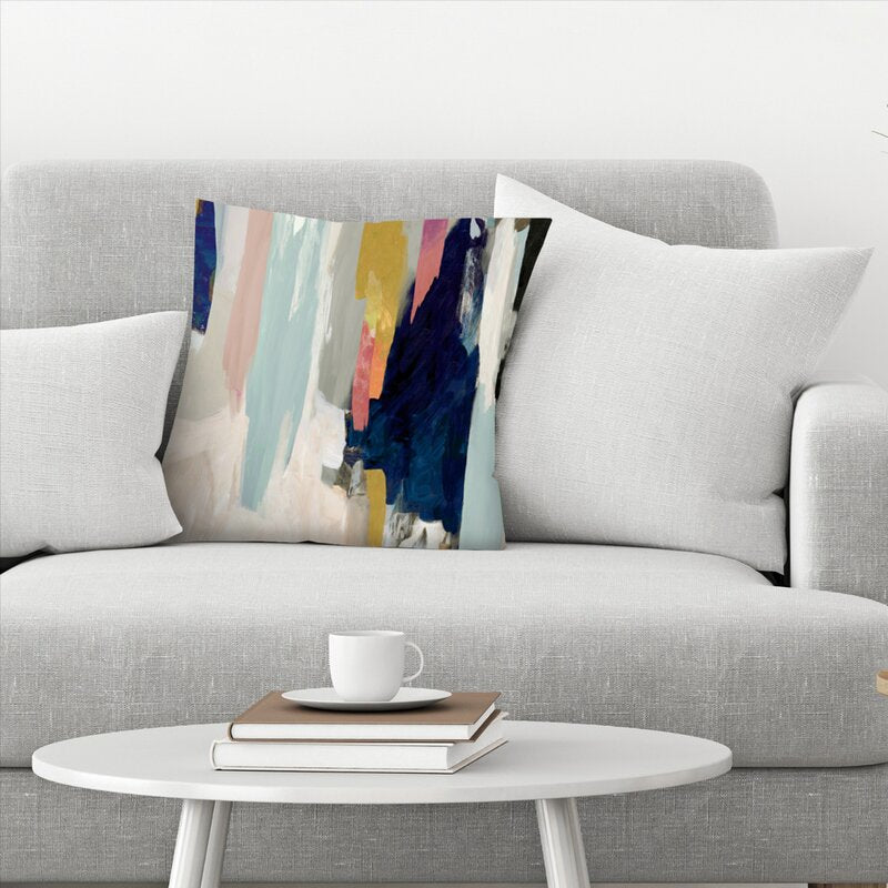 18" H x 18" W Somber Throw Pillow