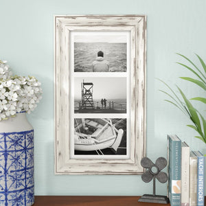 White Souhail Rustic Wash Picture Frame 2389