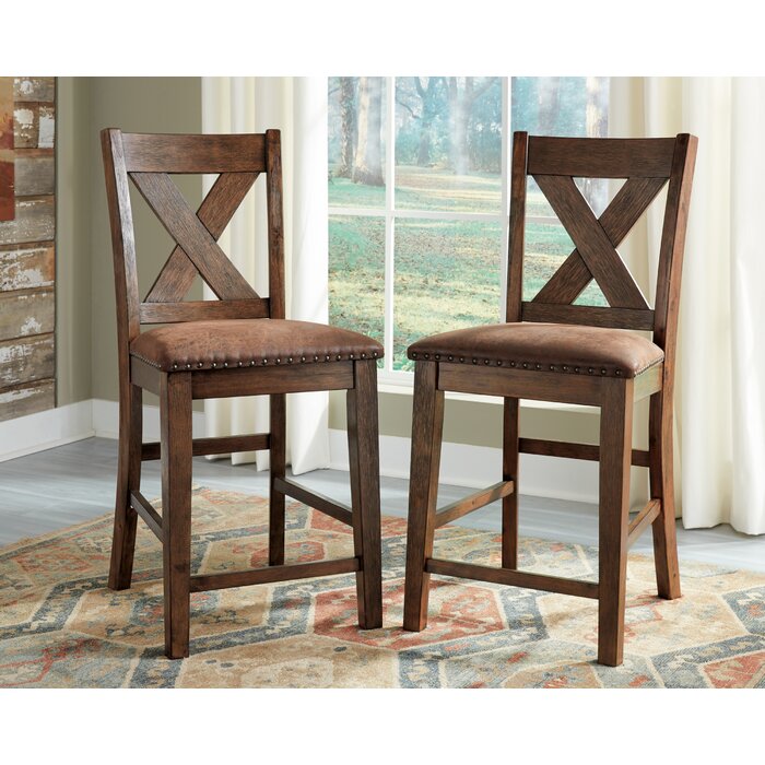 Set of 2 - Southsea Upholstered 25" Bar Stools (#643)