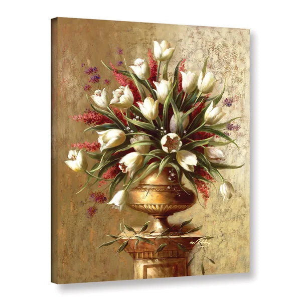 48" H x 36" W x 2" D Spring Expressions II by 0 Welby - Print on Canvas