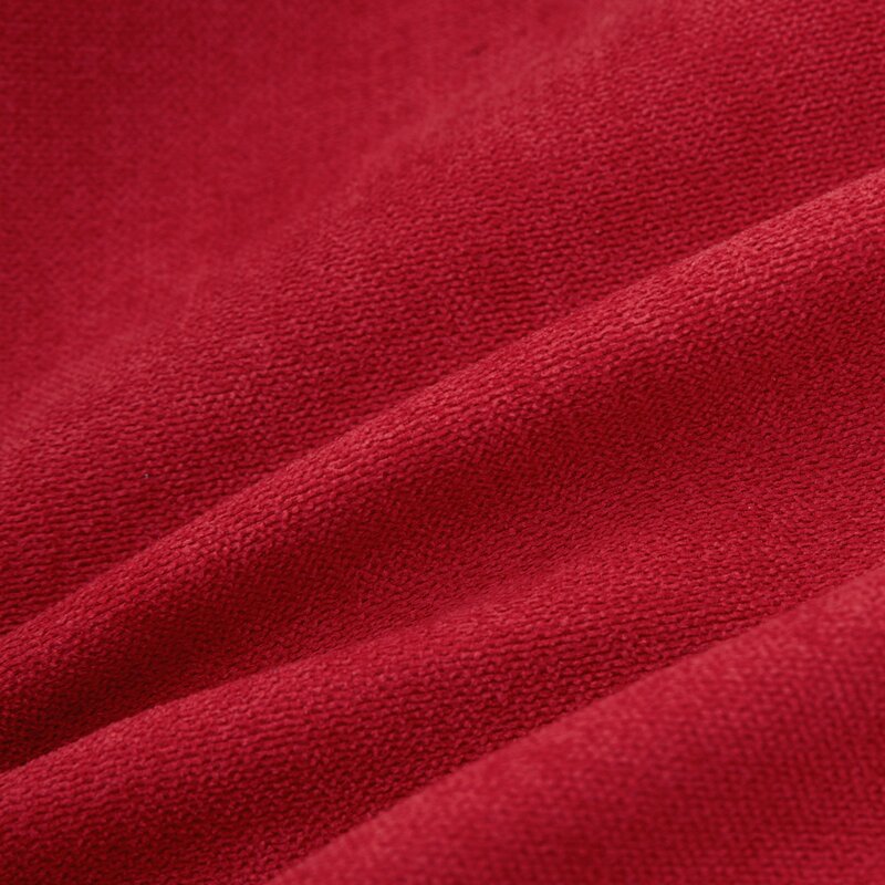 20" x 20" Red Square Chenille Pillow Cover (Set of 2) RA173