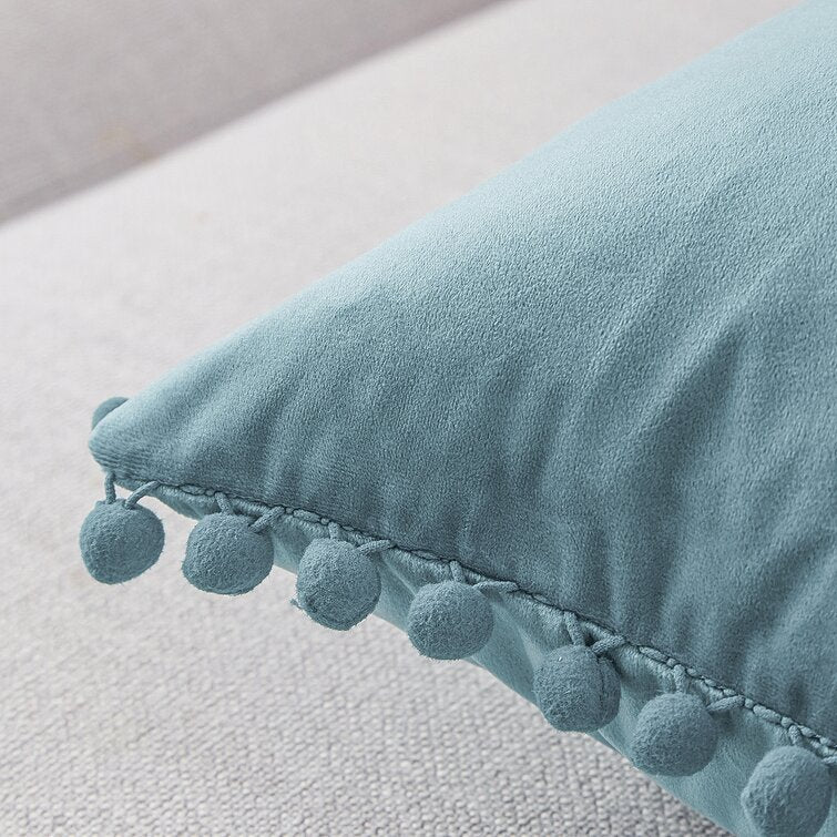 20" x 20" Blue Square Pillow Cover (Set of 2)