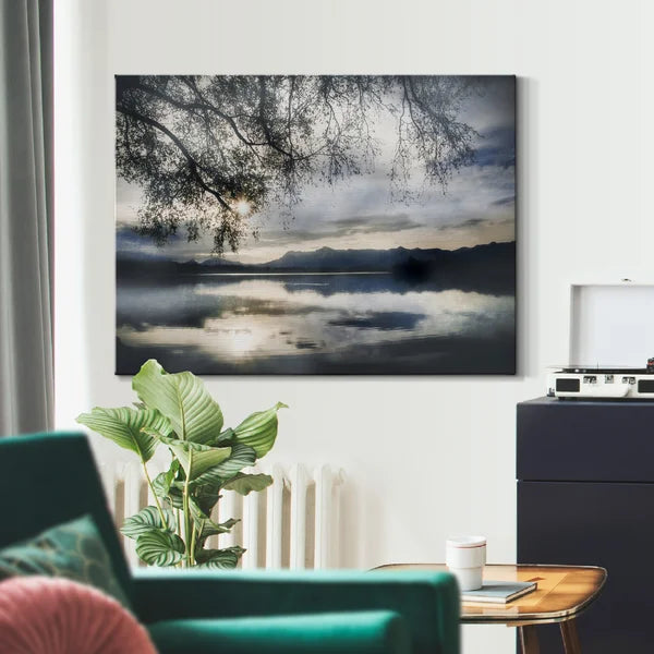 36" H x 48" W x 1" D Staffelsee Lake - Wrapped Canvas Print
