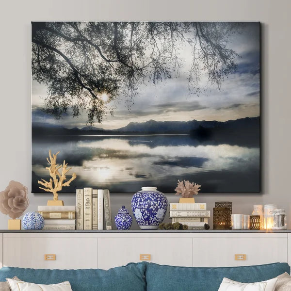 36" H x 48" W x 1" D Staffelsee Lake - Wrapped Canvas Print