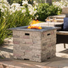 Stafford Stone Propane Gas Fire Pit Table (#HA618)