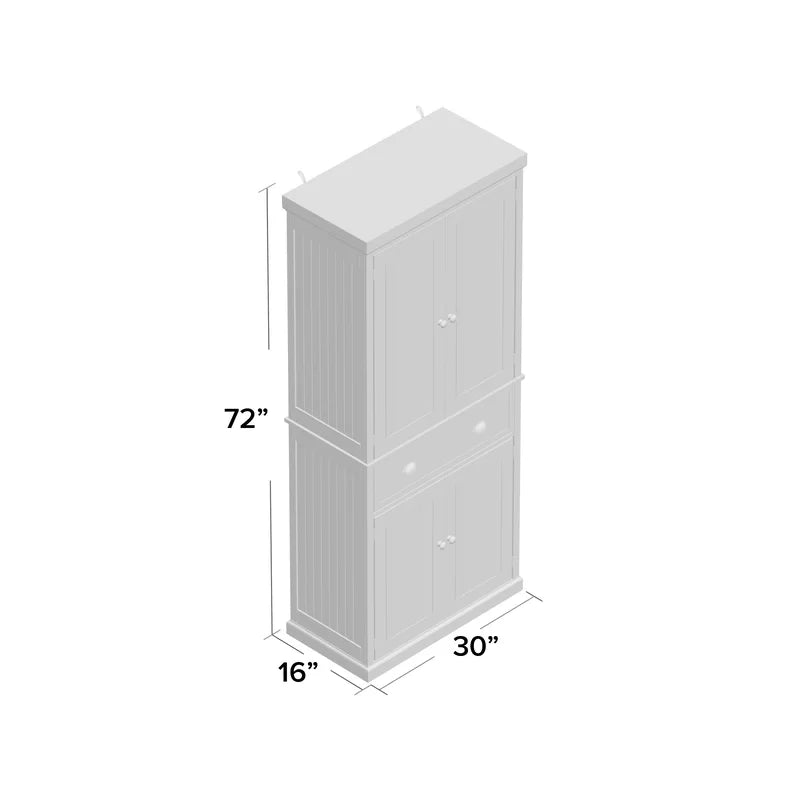 Black Stahl 72" Kitchen Pantry (2 boxes)