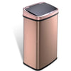 Copper Stainless Steel 13.2 Gallon Motion Sensor Trash Can