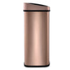 Copper Stainless Steel 13.2 Gallon Motion Sensor Trash Can