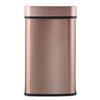 Copper Stainless Steel 13.2 Gallon Motion Sensor Trash Can