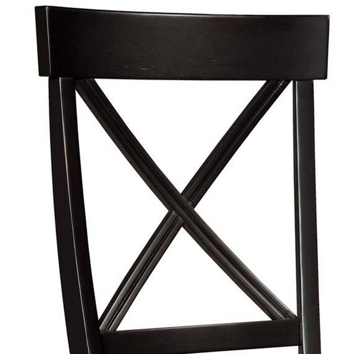 Black Standridge Cross Back Side Chair (Set of 2)