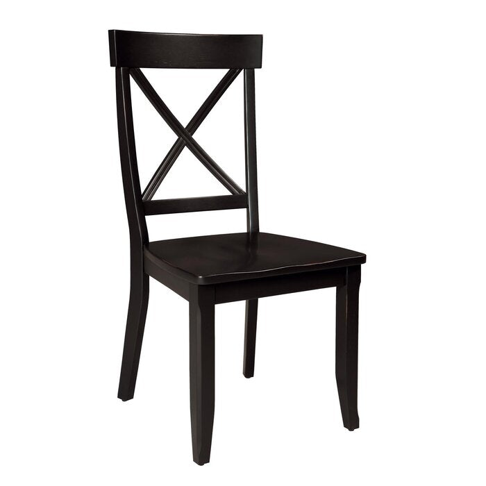 Black Standridge Cross Back Side Chair (Set of 2)