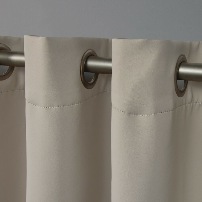 52" W x 84" L Stanton Sateen Curtain (Set of 2)