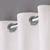 Stanton Sateen Solid Blackout Thermal Grommet Curtain Panels (Set of 3) 7095