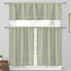 Star Valley Ranch 3 Piece Kitchen Curtain Set #HA8