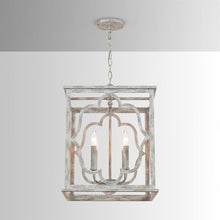 Load image into Gallery viewer, Willa 4 - Light Unique / Statement Square Chandelier 7140
