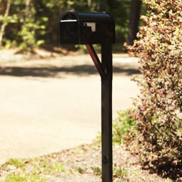 Steel Drive-In Mailbox Post