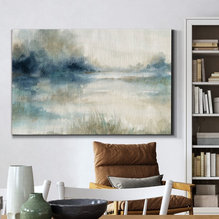 40" H x 60" W Still Evening Waters II