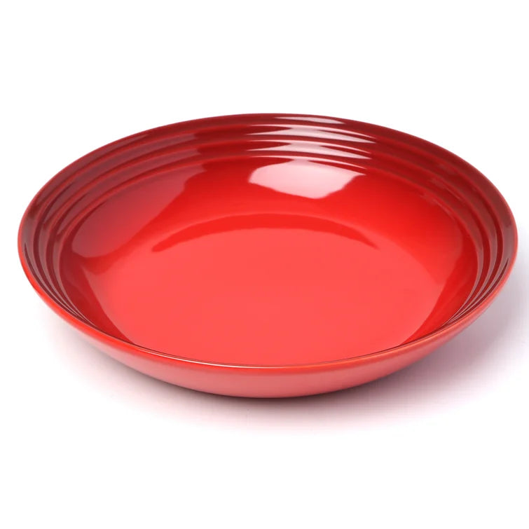 1.5" H x 8.5" W x 8.5" D Cerise Stoneware Pasta Bowl, (Set of 2)