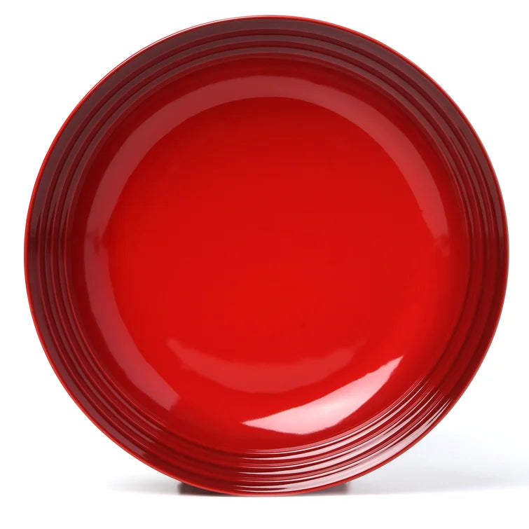 1.5" H x 8.5" W x 8.5" D Cerise Stoneware Pasta Bowl, (Set of 2)