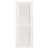 SET OF 2 Straight Top Open Louver Shutters Pair