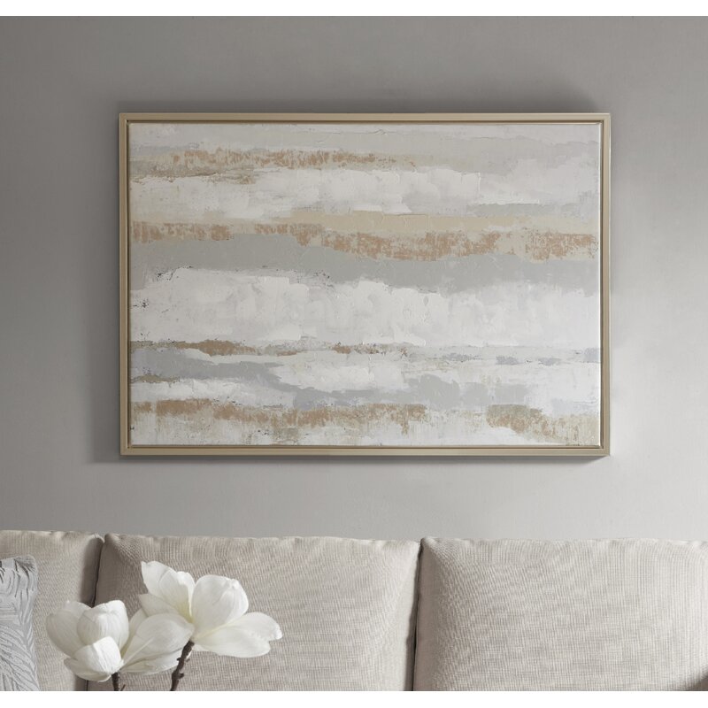 'Strato' Framed Print on Wood in Natural pt1042