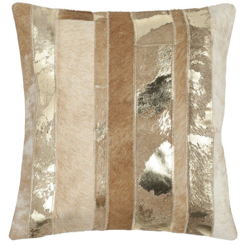 18" H x 18" W Styrbiorn Cotton Pillow Cover and Insert (Set of 2) B41-HS188