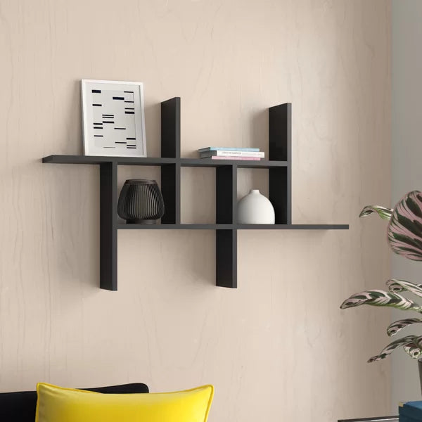 Black Suffield 4 Piece Accent Shelf