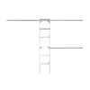 Adjustable Closet System: PureWhite #LX3019