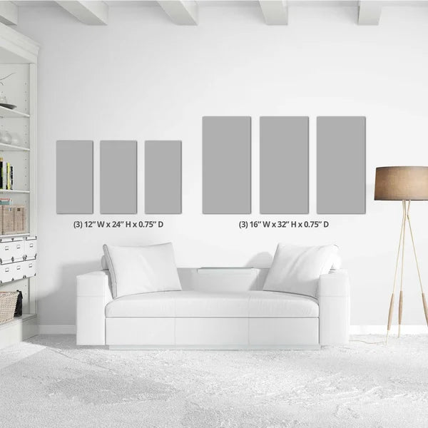 32" H x 48" W x 0.75" D Summer Garden - 3 Piece Wrapped Canvas Painting